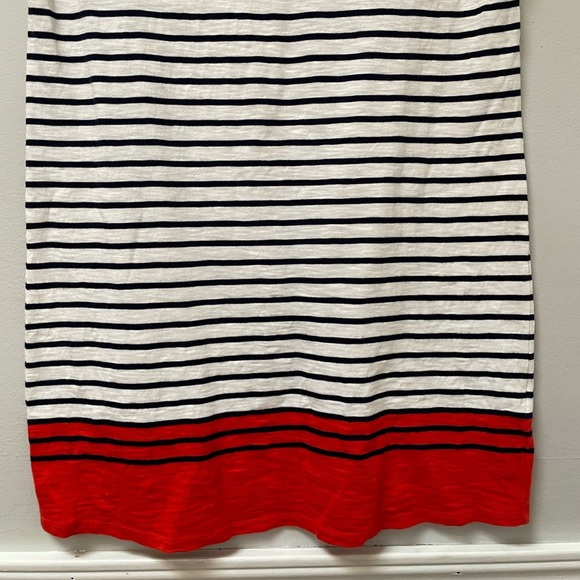 Boden Paulina Jersey Dress Red Pop Colorblock 10R - Picture 3 of 7
